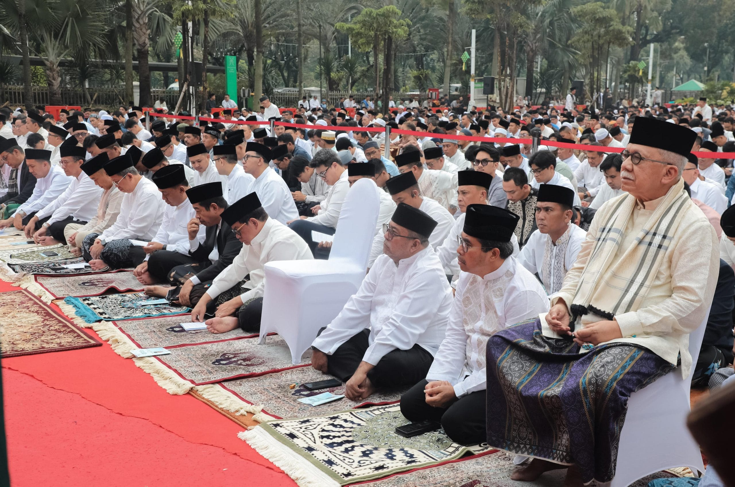 Governor Pramono and Rano Karno Celebrate Eid at Jakarta City Hall