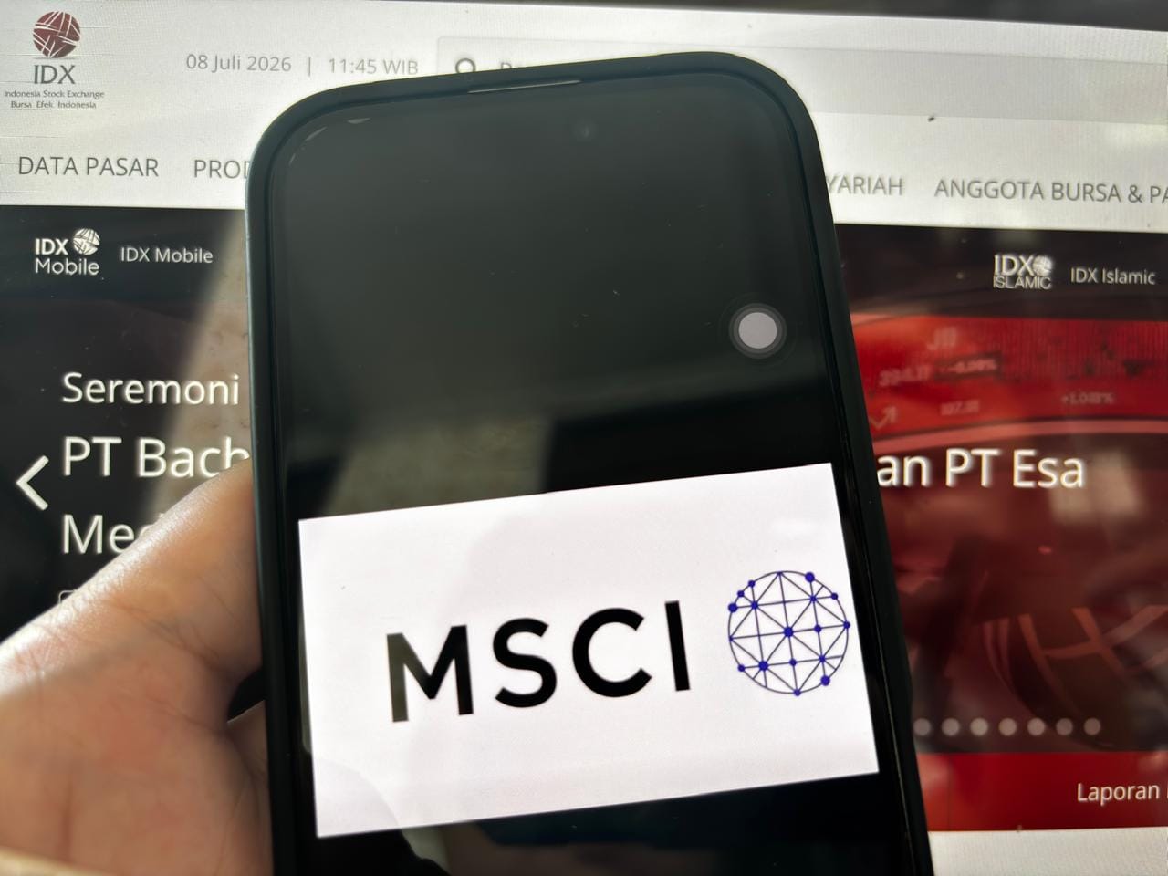 MSCI Keeps Freeze on Indonesian Stocks, Emerging Market Status Remains Safe