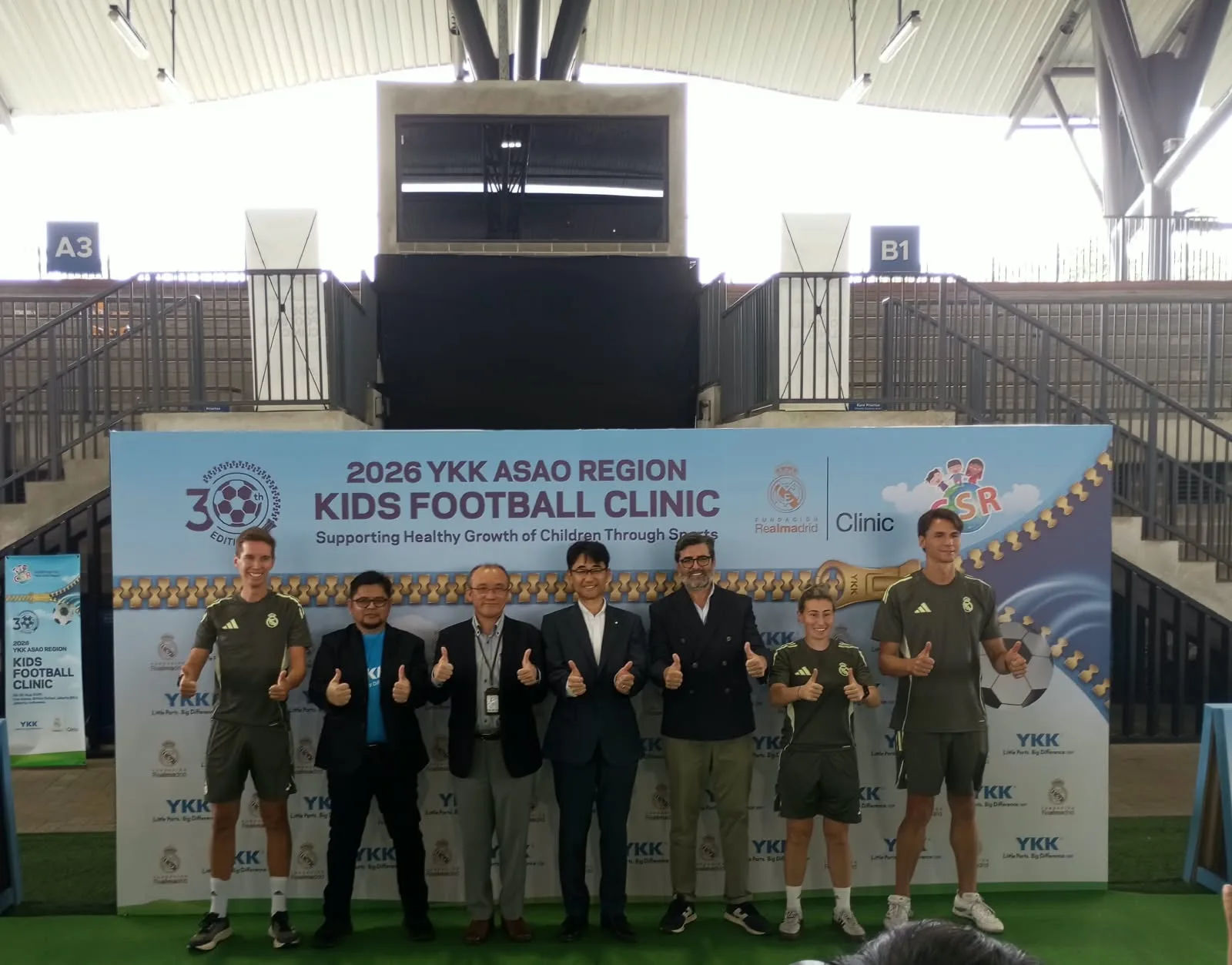 YKK ASAO Kids Football Clinic Returns, Teams Up with Real Madrid Foundation