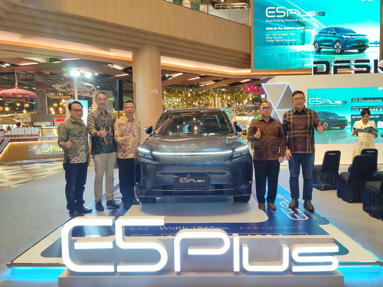 DFSK E5 Plus Priced at Rp534 Million in Bali, Rp35 Million More Than in Jakarta