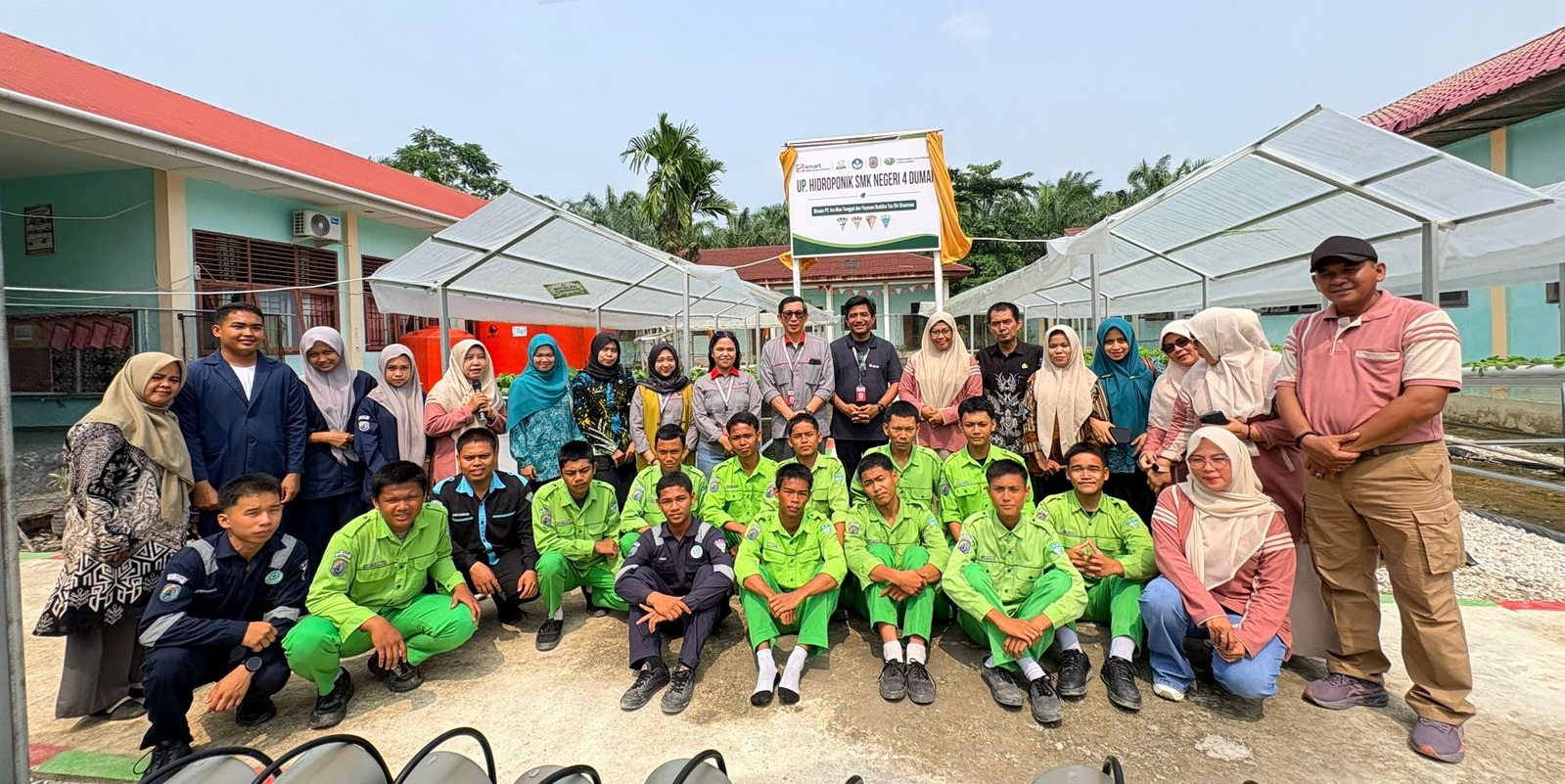 Hydroponics and Nutrition Support Foster Youth Development in Dumai